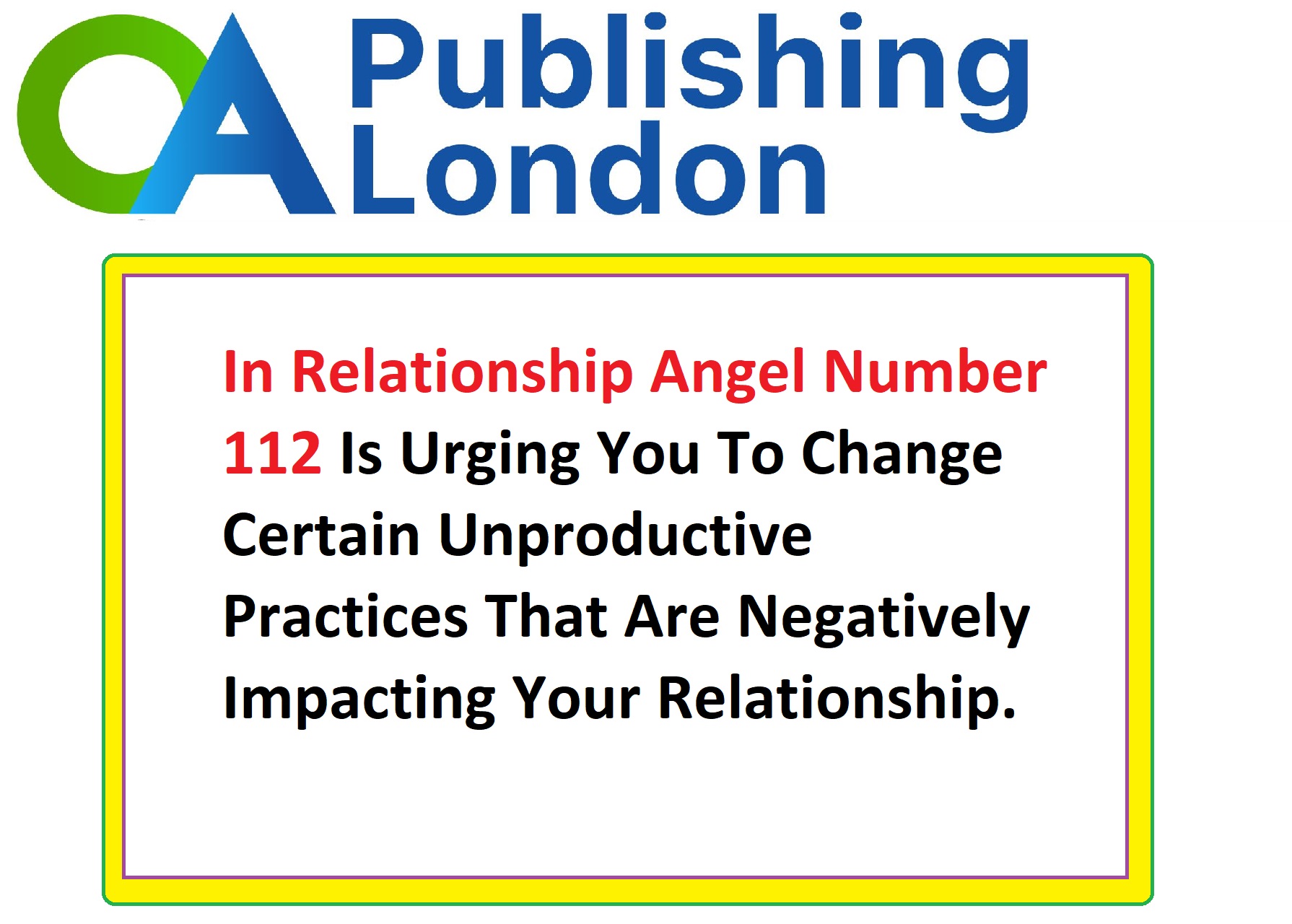 Meaning Of 112 Angel Number In Terms Of Relationship