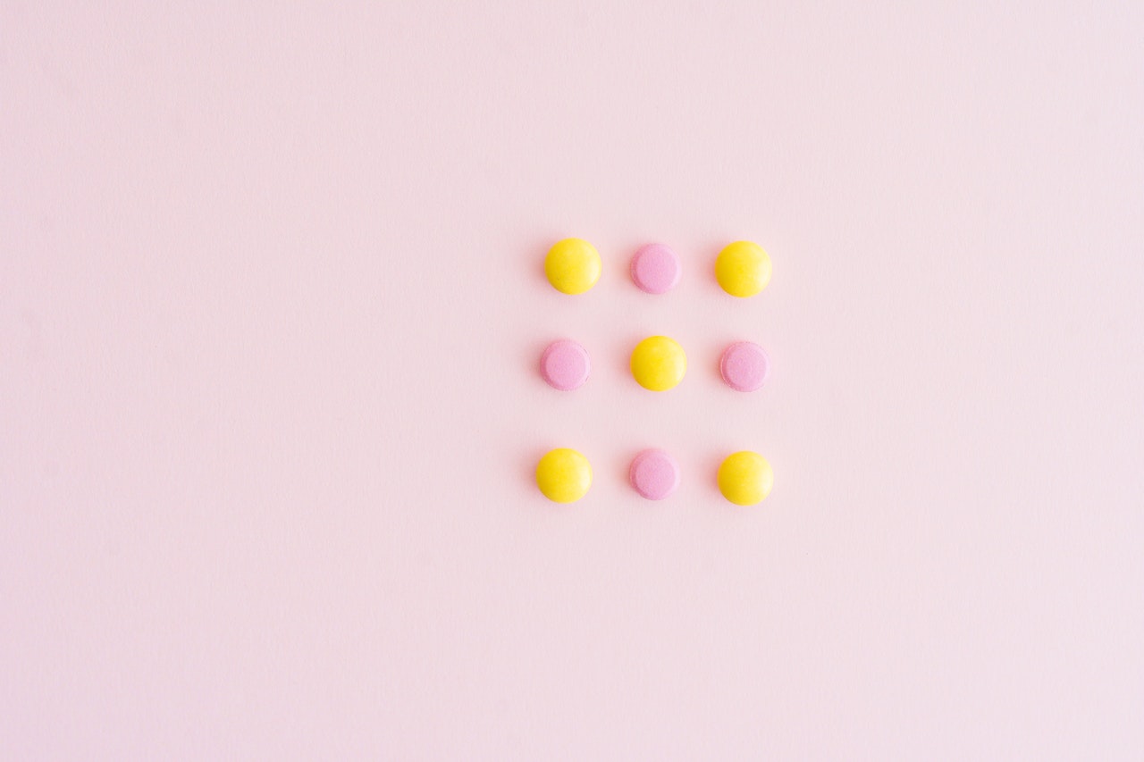 Yellow and Pink Pills