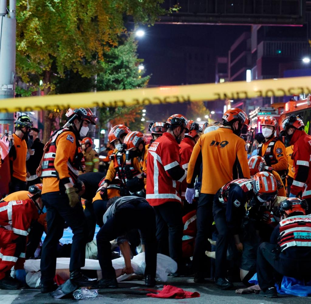 Hundreds Of People Were Killed And Injured In A Stampede In Seoul