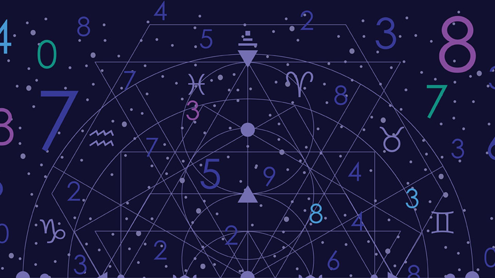 Zodiac Numbers In Space