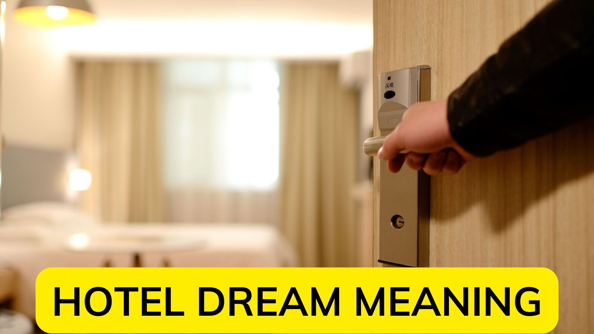 Hotel Dream Meaning -  A Sense Of Insecurity