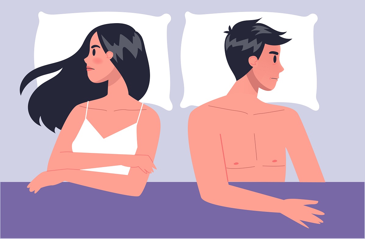 A Cartoon Depiction Of Sexual Dysfunction