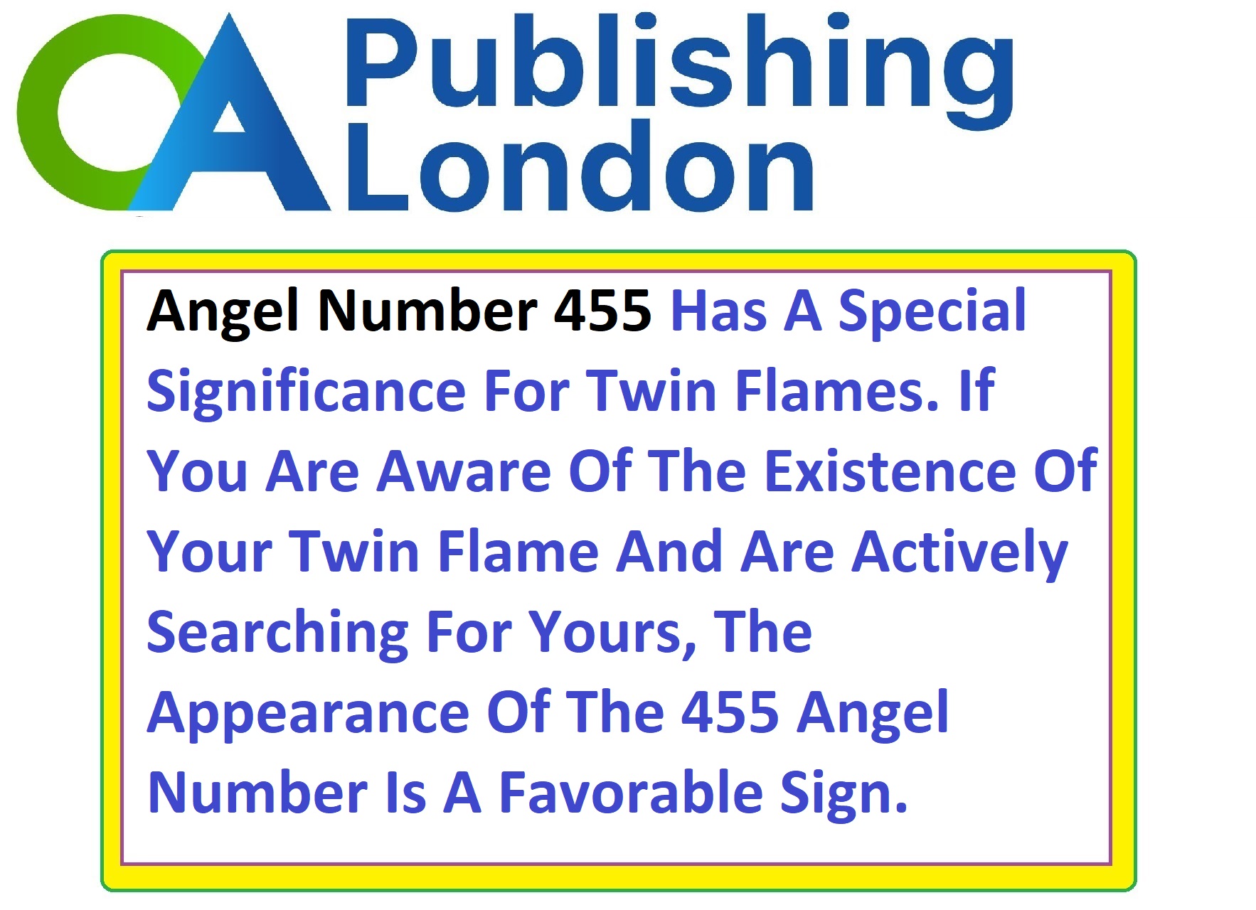 Definition of Angel Number 455 In terms of its twin flame