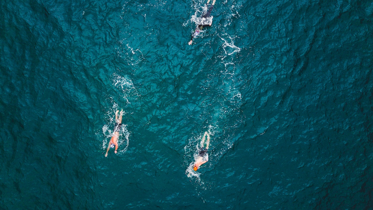 People Swimming In The Ocean