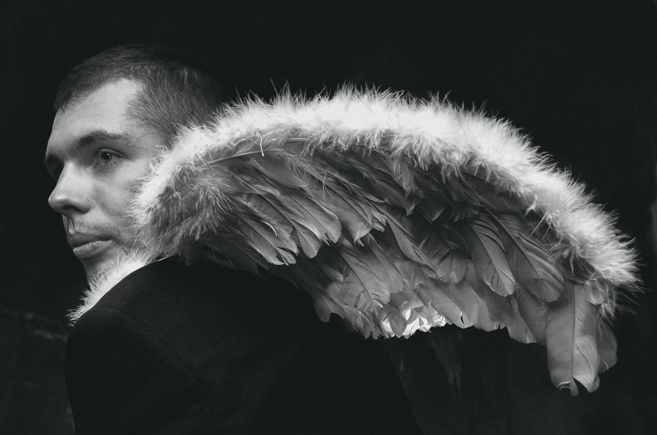 A Man With Angelic Wings