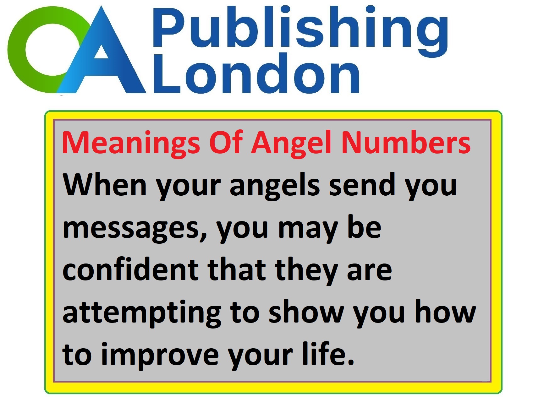 Meaning Of Angel Numbers