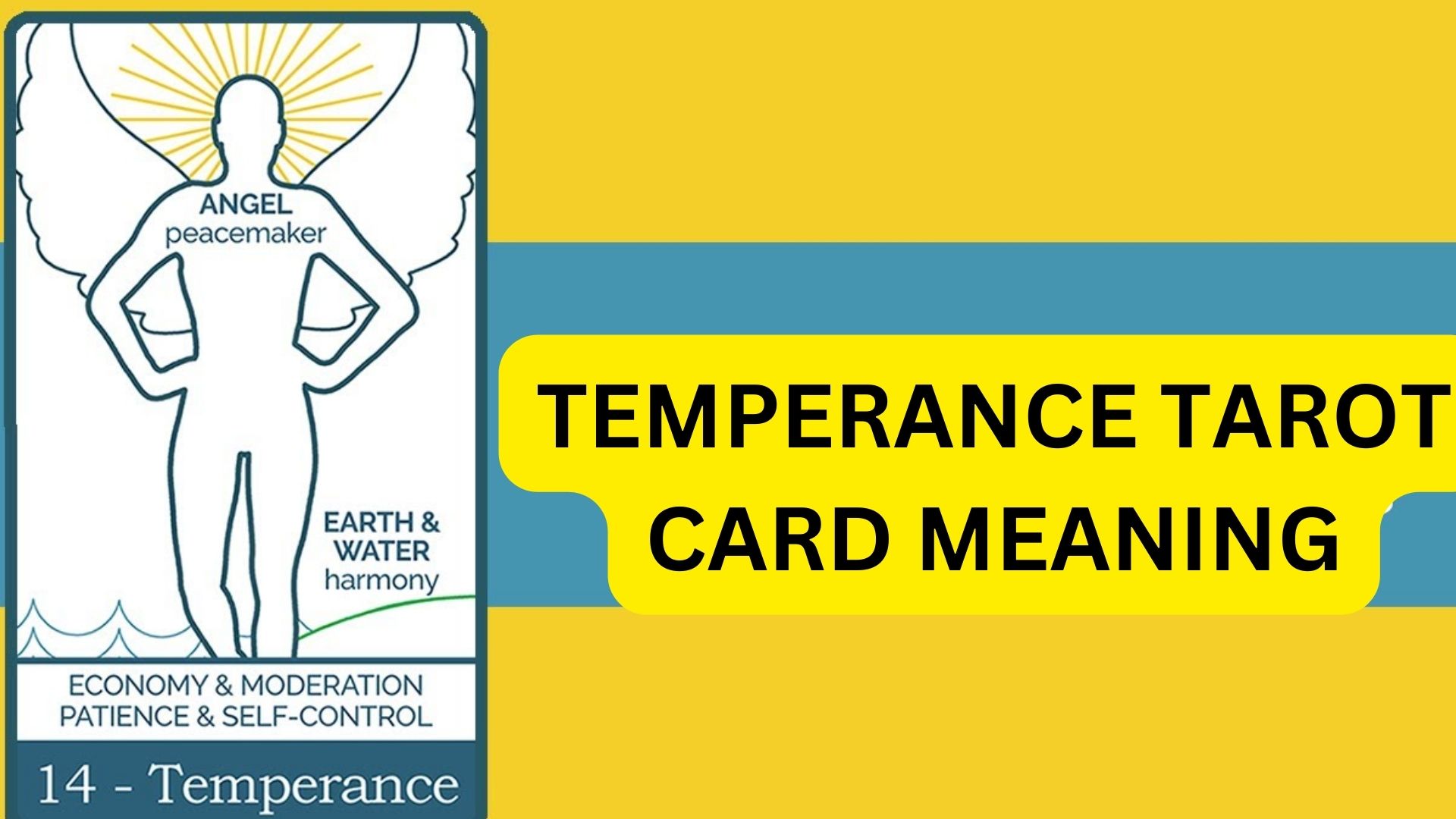 Temperance Tarot Card Meaning - Major Arcana