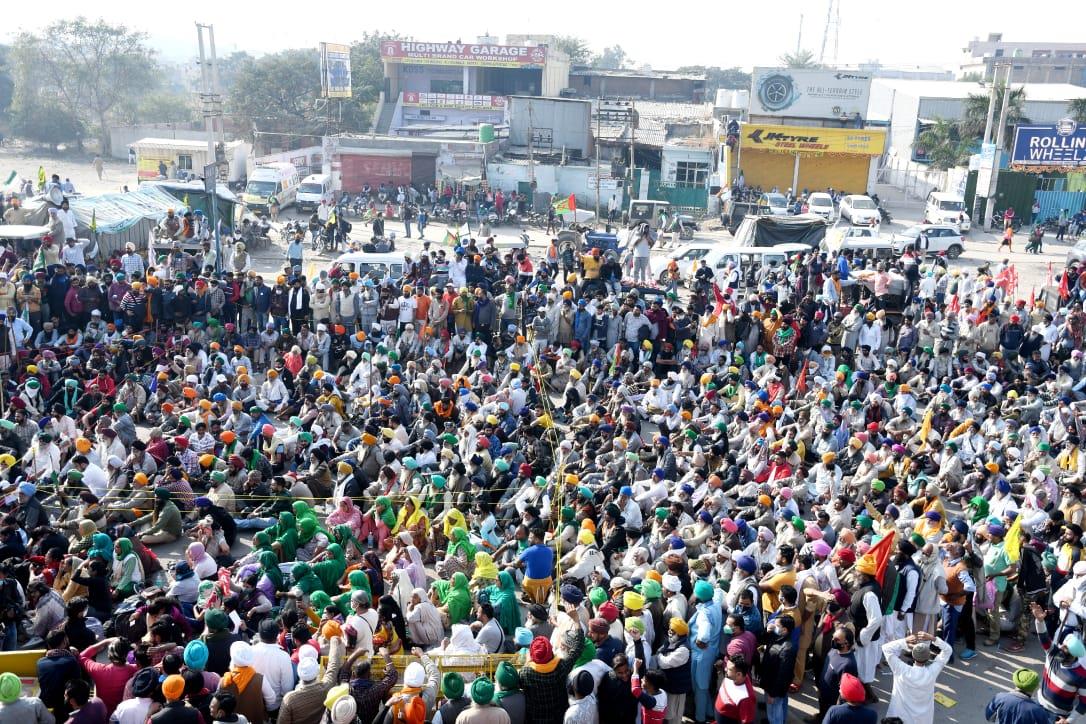 Farmer protest in delhi