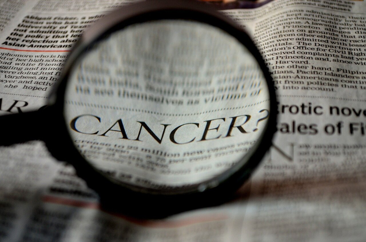 A Magnifying Glass On The Cancer Word