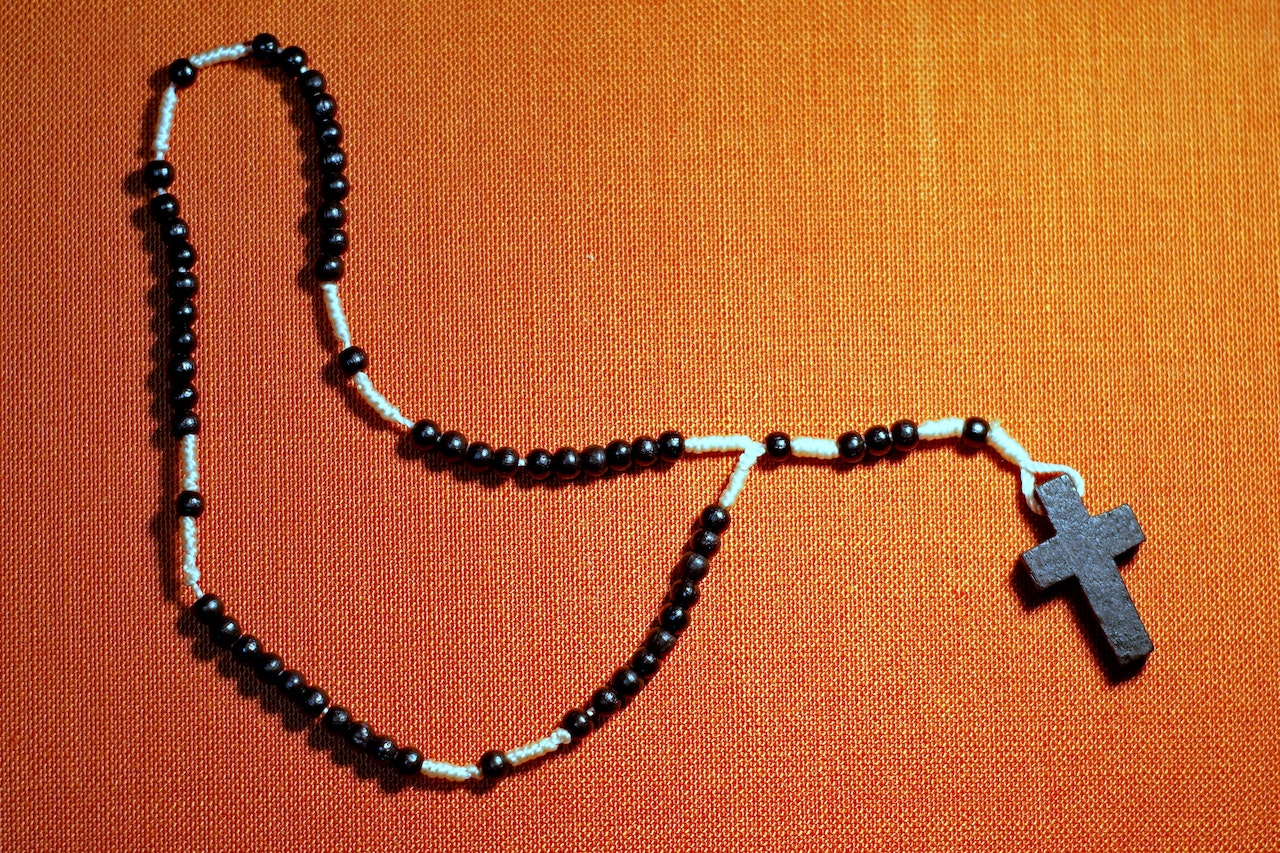 Black and White Rosary