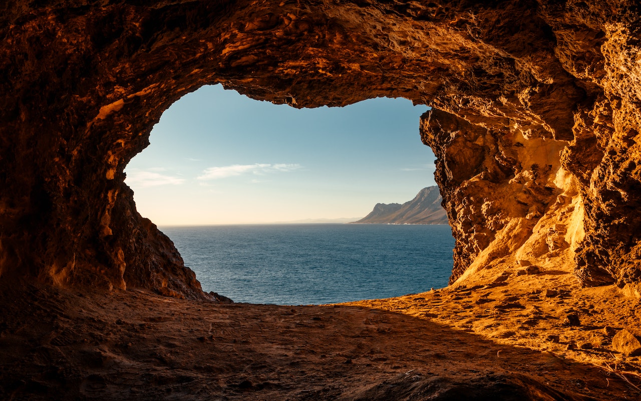 Cave Near an Ocean