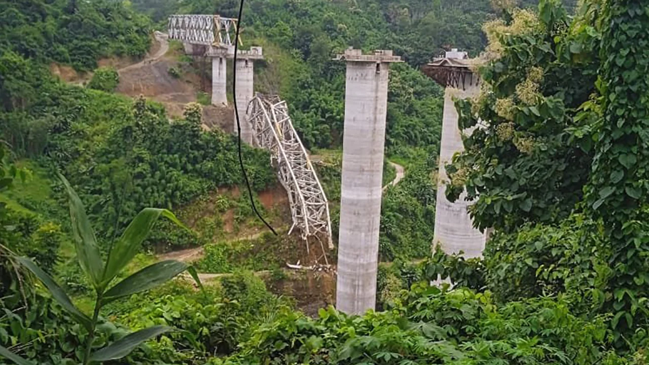 Under Construction Bridge Collapse Claims 17 Lives In Northeast India