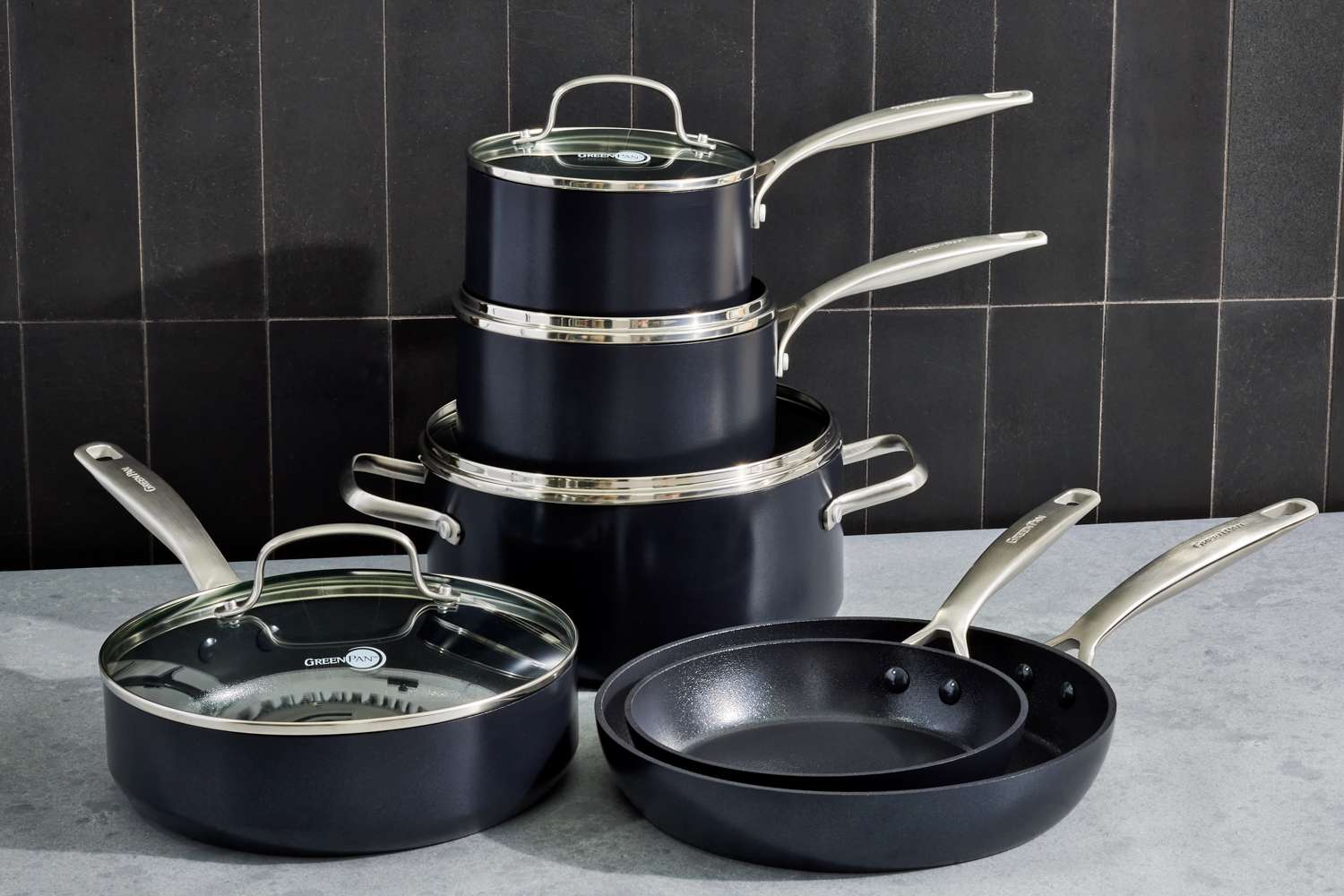A Set Of Black Cooking Wears